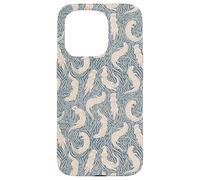 Playful Otter Pattern Cute Sea Animal Lover Whimsical Ocean Case for iPhone 15 Pro