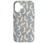 Playful Otter Pattern Cute Sea Animal Lover Whimsical Ocean Case for iPhone 16