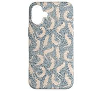 Playful Otter Pattern Cute Sea Animal Lover Whimsical Ocean Case for iPhone 16 Plus