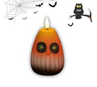Playful Owl Led Night Light Decor, Cute Pumpkin Owl Shaped Night Light, Halloween Glow Owls Led Nights Lights, for Bedroom, Living Room, Bar, Party (Color-B)