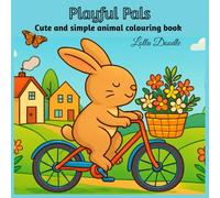 Playful Pals: Cute and Simple Animal Colouring Book