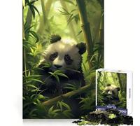 Playful Panda Jigsaw Puzzles 1000 Piece for Adults Think Smart Toy Together Fun Accurate Cut Art Display (38x52cm)