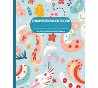 Playful Pattern College Composition Notebook - Fun and Colorful Cover, College Ruled, 100 Pages, 7.5 × 9.25 Inches: This notebook combines ... making it a great choice for back-to-school