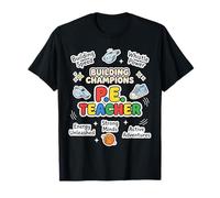 Playful PE Teacher Positive Affirmations Physical Educator T-Shirt