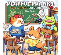 Playful Pranks: A Coloring Book for Adults and Teens Featuring Adorable Characters, Mischievous Tricks, and Funny Scenes for Relaxation