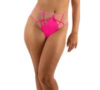 Playful Promise Women's Ramona Neon Pink 'High Waist Brief' | Size: 20 Playful Promise Pink 20