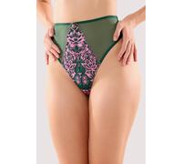 Playful Promises Ada Blossom Green & Pink High Waist Thong Multi