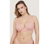 Playful Promises Ariana Coral Everyday Comfort Lace Bra - Coral - 32DD