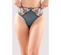 Playful Promises Cassia Teal Embroidery Brief 12 Green