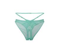 Playful Promises Eddie Aqua Crossover Wrap Crotchless 'brief' Aqua