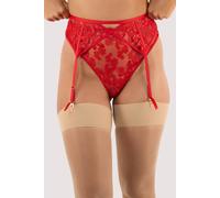 Playful Promises Eva Red Graphic Embroidery 'suspender' Red 18