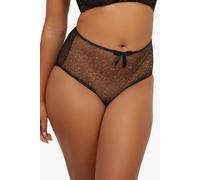 Playful Promises Hazel Leopard Print Classic High Waist Brief - Leopard Print - 10