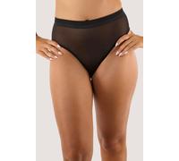 Playful Promises Icon Black High Waist Brief - Black - 10