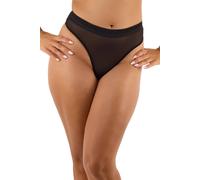 Playful Promises Women's Icon Black 'High Waist Thong' | Size: 12 Playful Promises Black 12