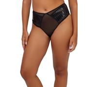 Playful Promises Women's Jacinda Embroidered 'Brief' in Black | Size: 10 Playful Promises Black 10