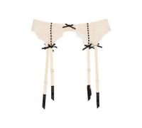 Playful Promises Monica Curve Suspender Belt - Peach - 2XL - 18