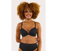 Playful Promises P&B Fb Exclusive Mix/Match Scallop Wire Bikini - Black - 34DD