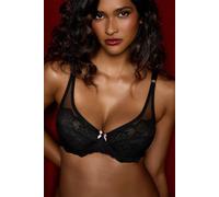 Playful Promises Stephanie Black Lace High Apex Bra Black