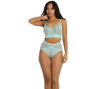 Playful Promises Women's Eddie Aqua Crossover Wrap 'Bra' | Size: 34A Playful Promises Aqua 34A