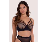 Playful Promises Women's Josie Black Mesh D+ 'Bra' | Size: 38F