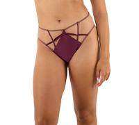 Playful Promises Women's Ramona Wine 'High Waist Brief' | Size: 16 Playful Promises Wine 16