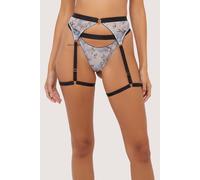 Playful Promises Women's Talia Renaissance Printed Mesh Suspender | Size: 8 Playful Promises Multicolor 8