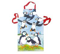 PLAYFUL PUFFINS - Emma Ball Designer Apron - Cotton