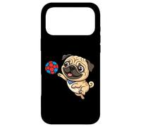 Playful Pug Puppy Soccer Dog Cartoon Fun Case for iPhone 17 Pro Max