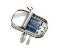 Playful Sardine Can Look Rings Designs for Those Who Love Creative Fashion Accessories and Standout Elegant Styles Unisex Trendy Rings