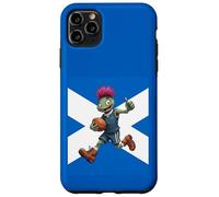 Playful Scottish Thistle Rugby Illustration Case for iPhone 11 Pro Max