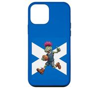 Playful Scottish Thistle Rugby Illustration Case for iPhone 12 mini