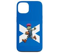Playful Scottish Thistle Rugby Illustration Case for iPhone 13