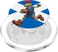 Playful Scottish Thistle Rugby Illustration PopSockets PopGrip for MagSafe