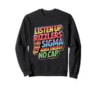 Playful Sigma Aura Energy 67 Meme For Kids Boys And Girls Sweatshirt