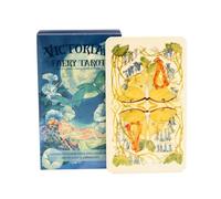 Playful Tarot Deck, Fairy Strategy Card Game Set, 4.13x2.44x1.1 Inches Cards with Whimsical Art, Illustrated Paper Game Deck, Party Cards with Fantasy Theme, Family Games for Travel Fun