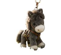 Playful Textured Horse Grip in 7 Refined Colors for Practical Use or Thoughtful Gift Soft Horse Keychain