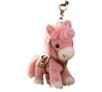 Playful Textured Horse Grip in 7 Refined Colors for Practical Use or Thoughtful Gift Soft Horse Keychain