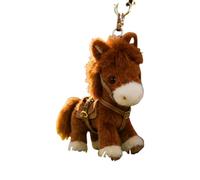 Playful Textured Horse Grip in 7 Refined Colors for Practical Use or Thoughtful Gift Soft Horse Keychain