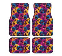 Playful Walrus Wonders 1 Pattern Waterproof Universal Fit Car Floor Mats Front and Rear Car Mats Fit for Automotive SUV Trucks Sedans Vans Set of 4