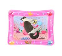 Playful Water Rugs for Cats - Indoor Accessory, Floating Toy | Inflatable Water Cushion, Thick Decorated with Sea Creatures to Enrich the Animal Environment