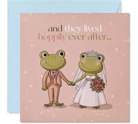 Playful Wedding Card, Hop into Married Life