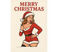 Playfull Mrs. Santa: Merry Christmas