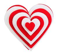 Playfully Ever After 1 to 6 inch Multi-Size Color Pack 24pc Felt Hearts (Red/White)