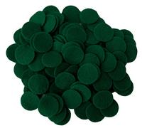 Playfully Ever After Dark Green Craft Felt Circles (1.5 Inch - 94pc)