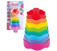 PlayGo Stacking Tower with Spinning Top Function Pyramid