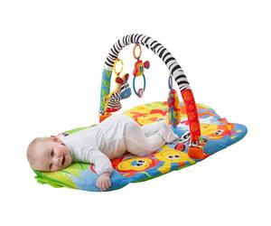 Playgro 5 In 1 Safari Super Gym - Versatile Baby Play Mat for Multiple Developmental Activities - This Interactive Play Gym is the Best in Baby Playmats - Learning & Comfort for Your Little One