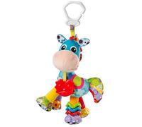 Playgro Activity Friend Clip Clop Horse - Vibrant Pram Rattle Toy with Easy Attach Clip for Prams, Car Seats & Capsules - Engaging Horse Baby Toy with Textured Bug Teether for Gums - From 0 Months
