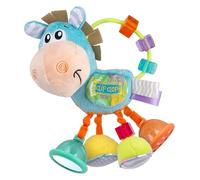 Playgro Horse Clip Clop Activity Rattle Light Blue - Nurturing Developmental Toy for 3+ Months - The Ultimate Fusion of Teething & Early Engagement - Baby's First Rattles with a Charming Horse Design