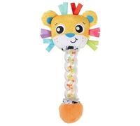 Playgro Lion Rainmaker Sensory Stimulation Musical Toy Toy Lion Theme Rain Sounds Giant Chord Fabric Easy Grip Colorful Beads