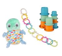 Playgro Plush Cuddly Toy Soft Toy Gift Set ECO Turtle Made from Recycled Water Bottles